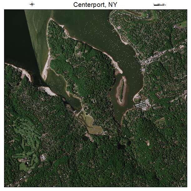 Centerport, NY air photo map