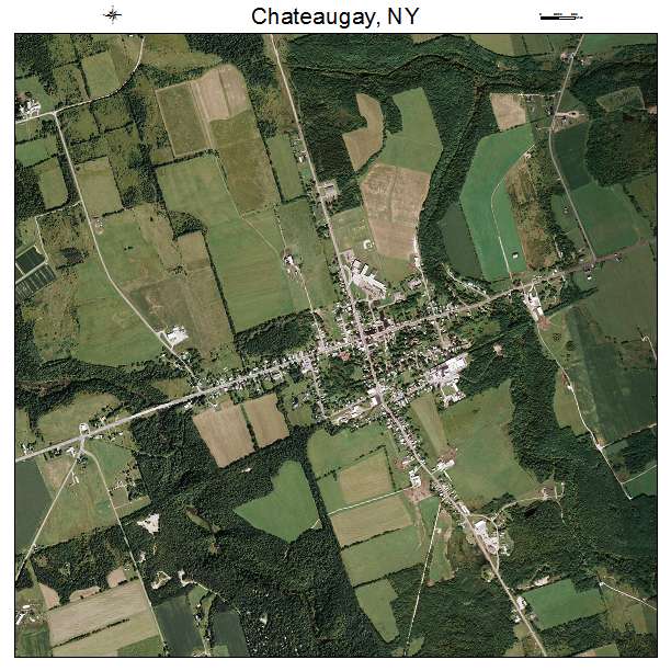 Chateaugay, NY air photo map