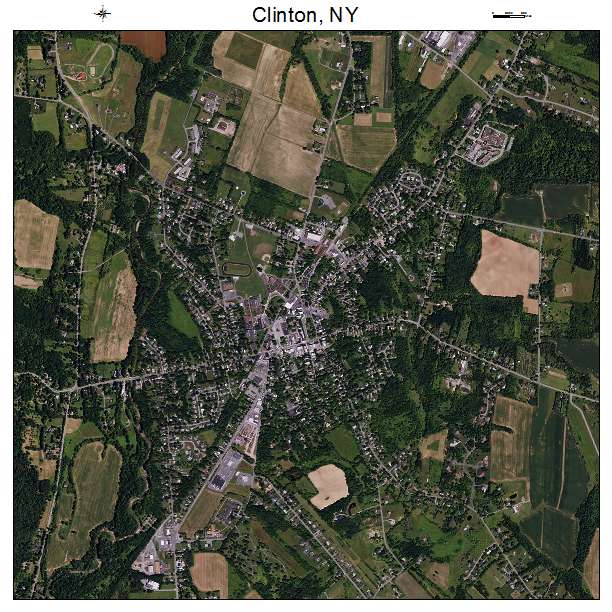 Clinton, NY air photo map