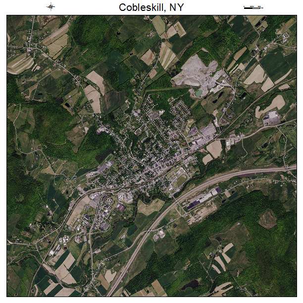 Cobleskill, NY air photo map