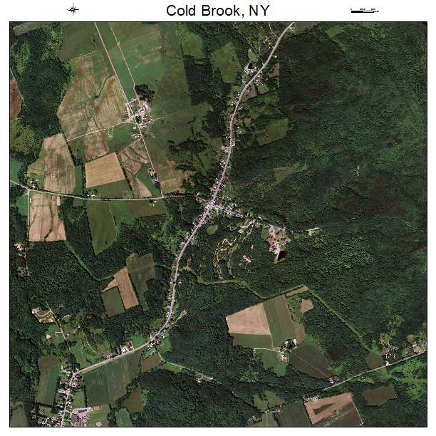 Cold Brook, NY air photo map
