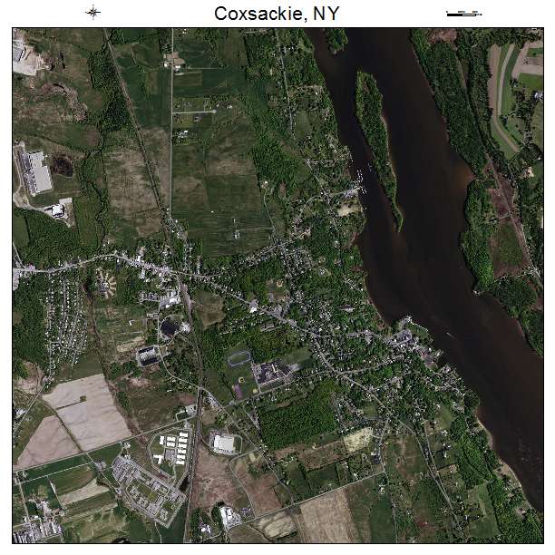 Coxsackie, NY air photo map