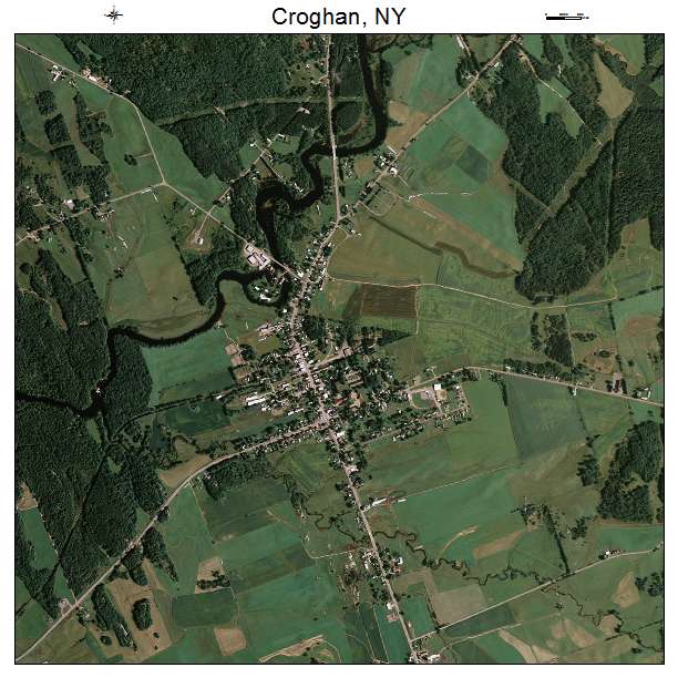 Croghan, NY air photo map