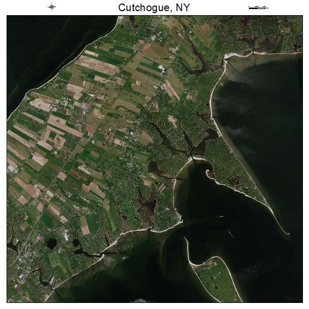 Cutchogue, NY air photo map