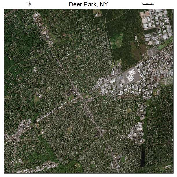 Deer Park, NY air photo map
