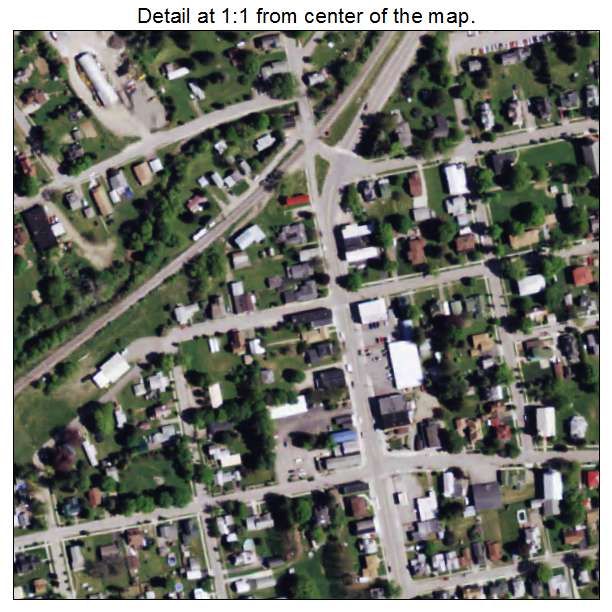 Aerial Photography Map of Andover, NY New York