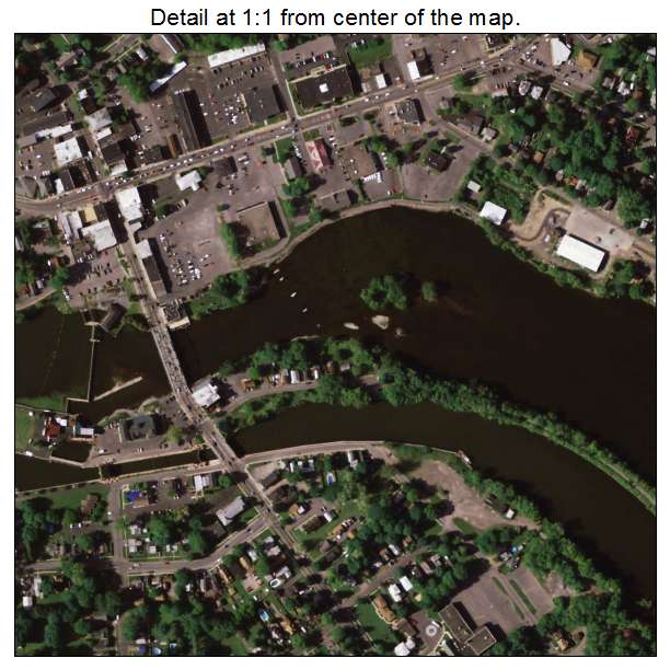 Baldwinsville, New York aerial imagery detail