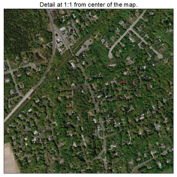 Brookhaven, New York aerial imagery detail