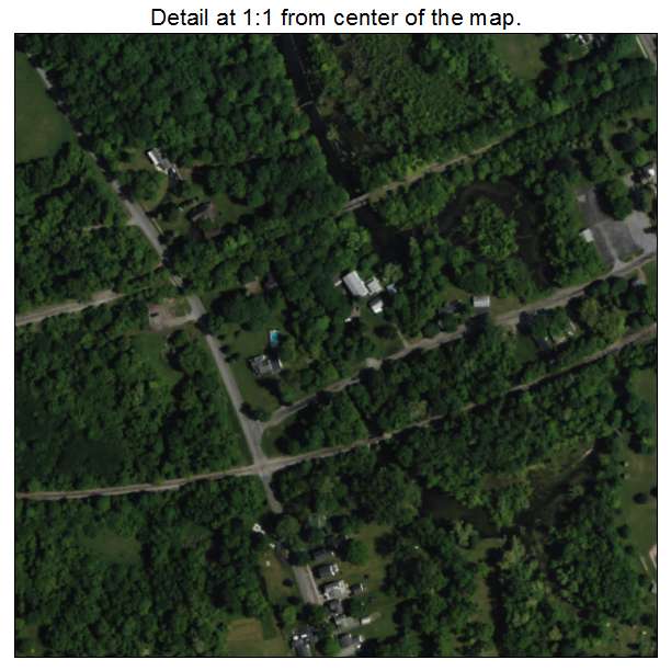 Caledonia, New York aerial imagery detail