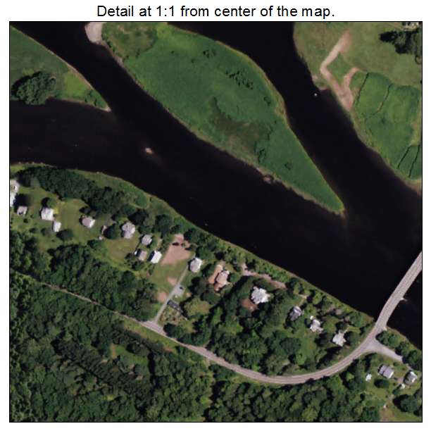 Callicoon, New York aerial imagery detail