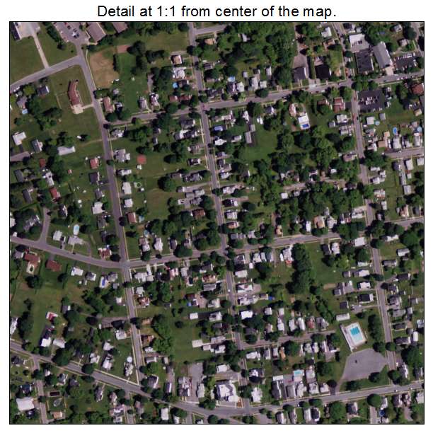 Canastota, New York aerial imagery detail