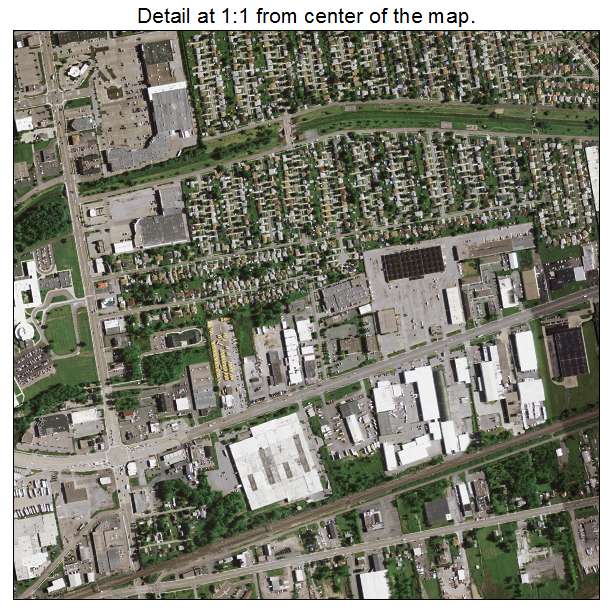 Cheektowaga, New York aerial imagery detail