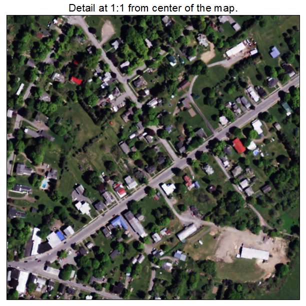 Cherry Valley, New York aerial imagery detail