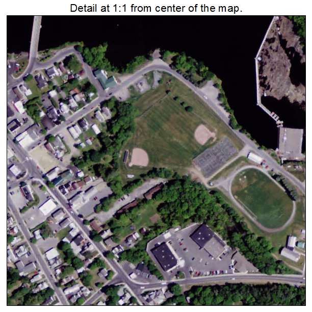Corinth, New York aerial imagery detail