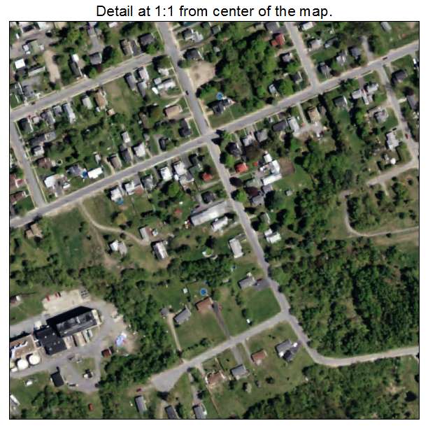 Dannemora, New York aerial imagery detail