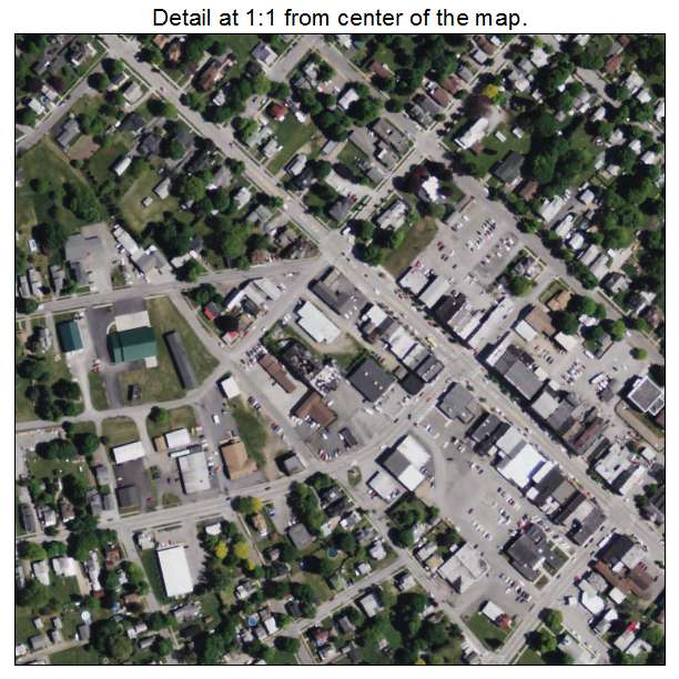Dansville, New York aerial imagery detail