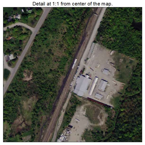 Delanson, New York aerial imagery detail