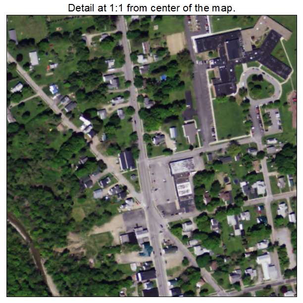 Delevan, New York aerial imagery detail