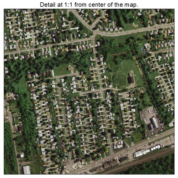 Depew, New York aerial imagery detail