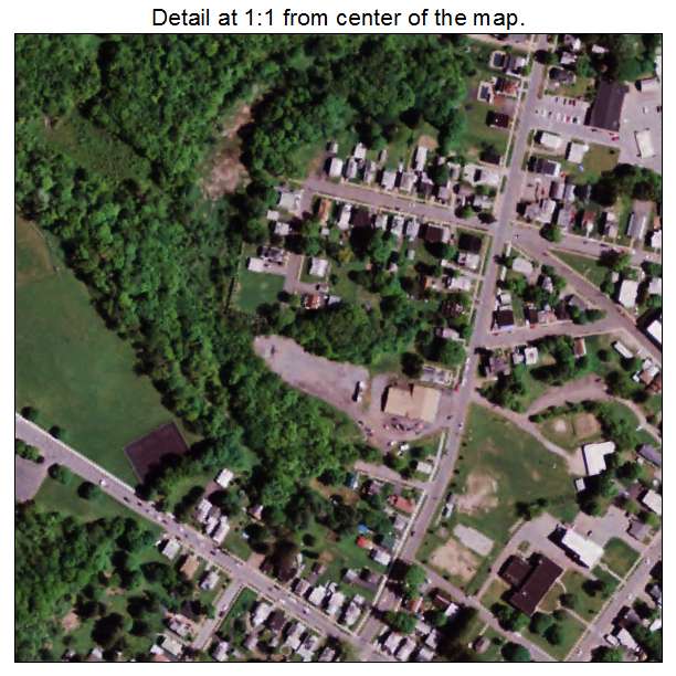 Dolgeville, New York aerial imagery detail