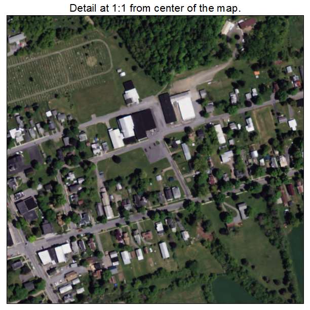 Earlville, New York aerial imagery detail