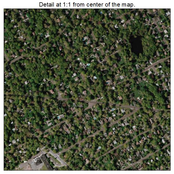 East Islip, New York aerial imagery detail