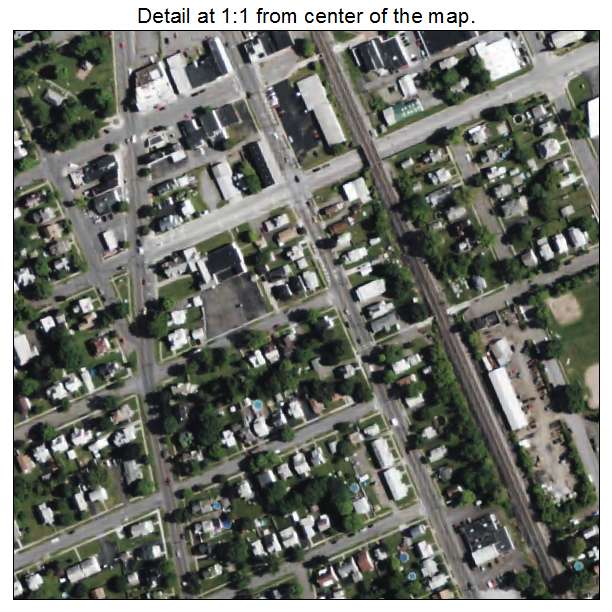 Elmira Heights, New York aerial imagery detail