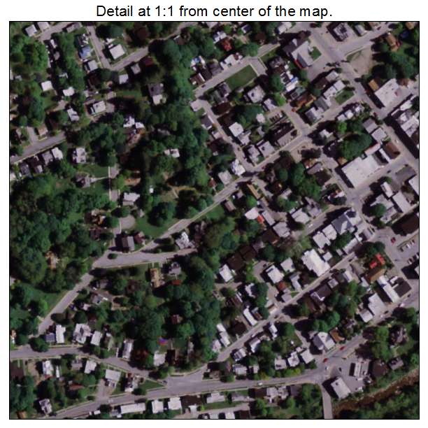 Fort Plain, New York aerial imagery detail
