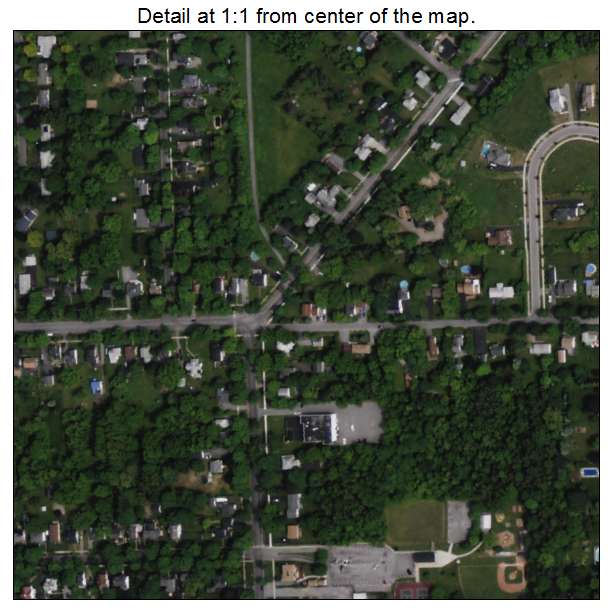 Geneseo, New York aerial imagery detail