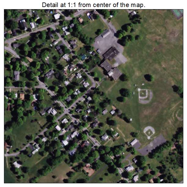 Gilbertsville, New York aerial imagery detail