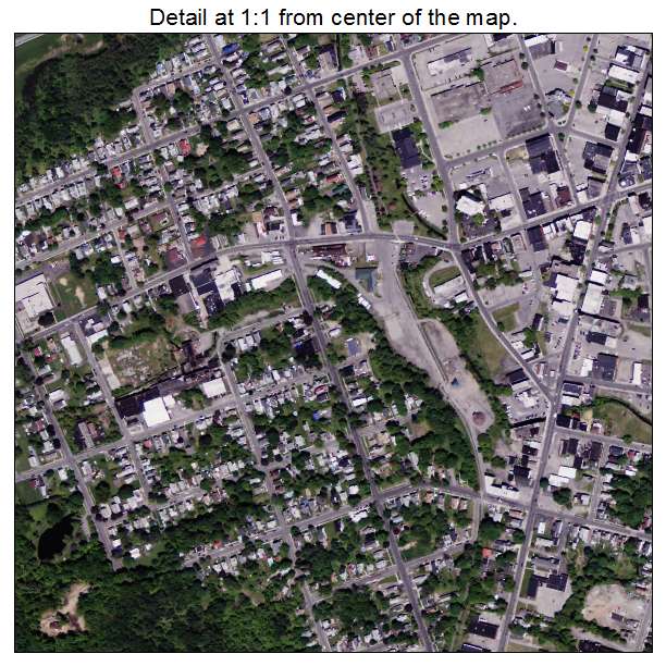 Gloversville, New York aerial imagery detail