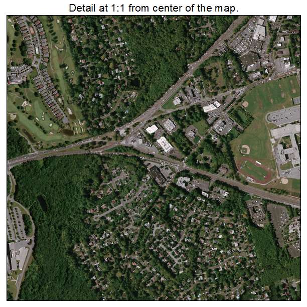 Hauppauge, New York aerial imagery detail