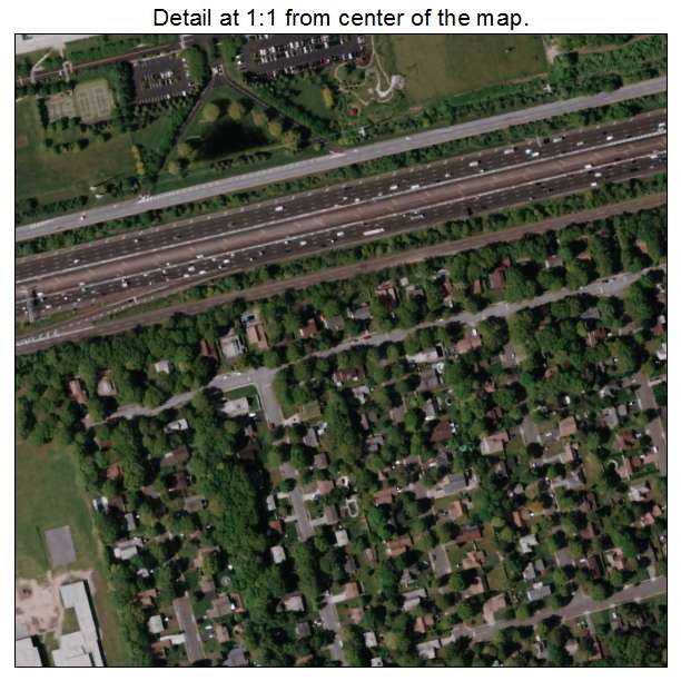 Islandia, New York aerial imagery detail