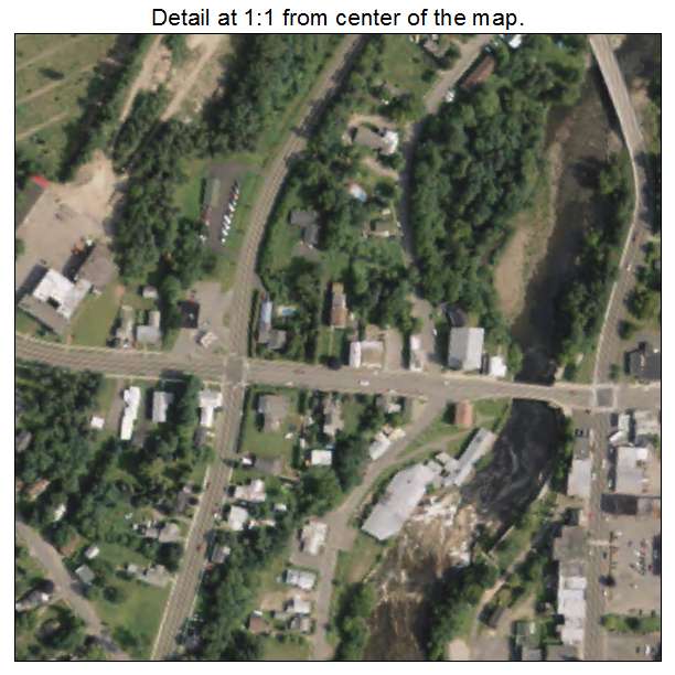 Keeseville, New York aerial imagery detail