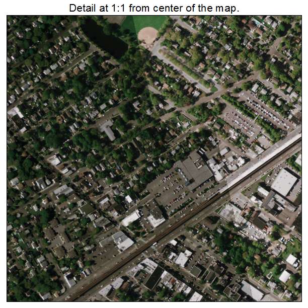 Lindenhurst, New York aerial imagery detail