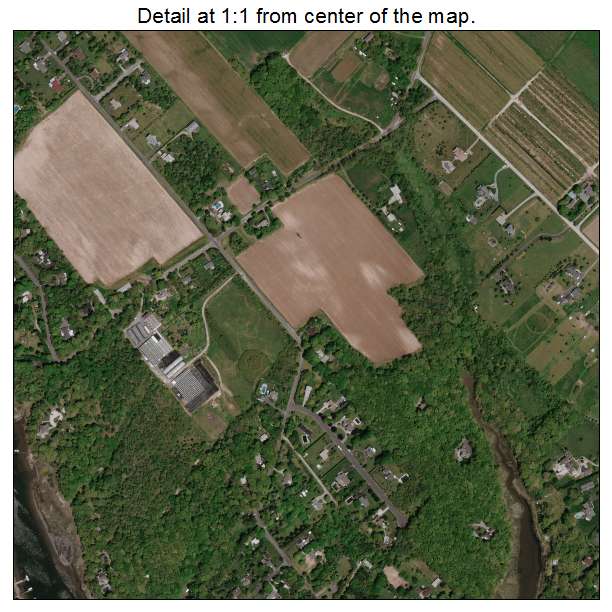 Mattituck, New York aerial imagery detail