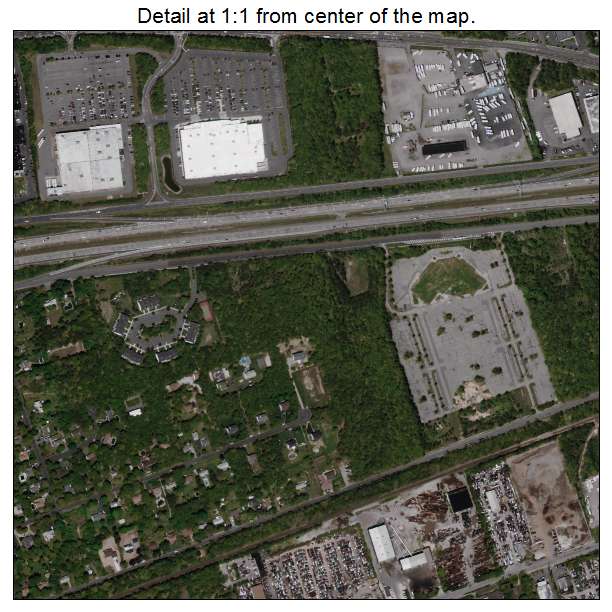 Medford, New York aerial imagery detail