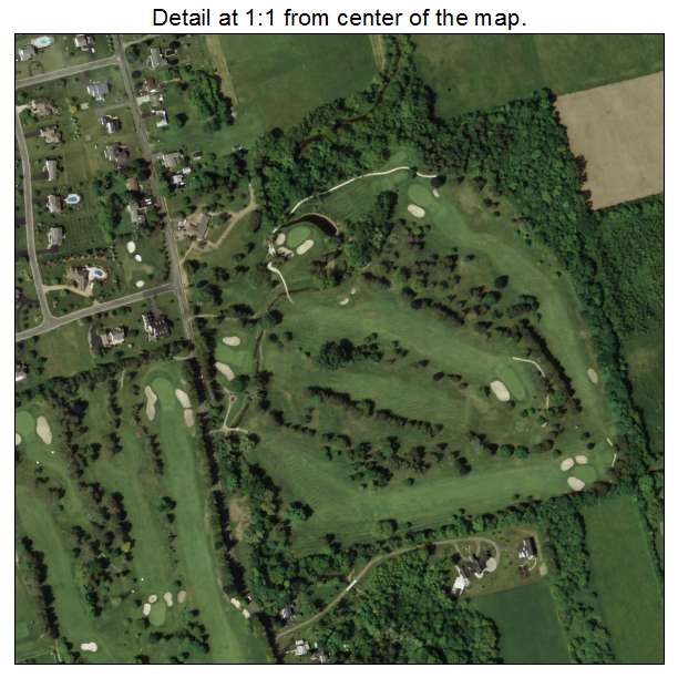 Melrose Park, New York aerial imagery detail
