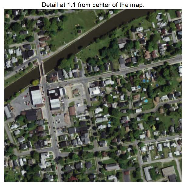 Middleport, New York aerial imagery detail