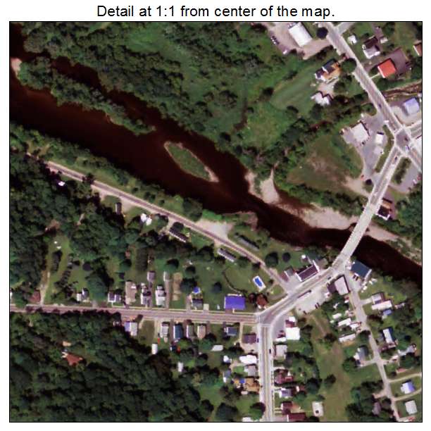 Middleville, New York aerial imagery detail