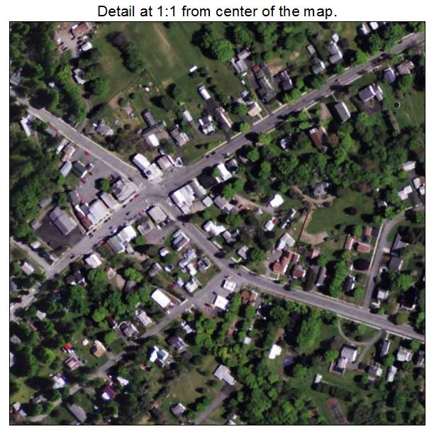 Morris, New York aerial imagery detail