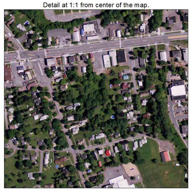 Morrisville, New York aerial imagery detail