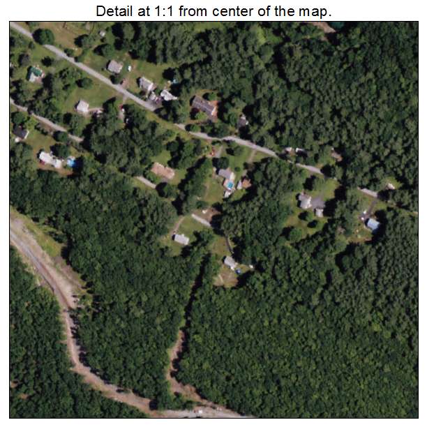 Narrowsburg, New York aerial imagery detail