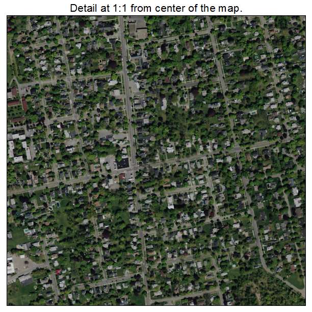 Newark, New York aerial imagery detail