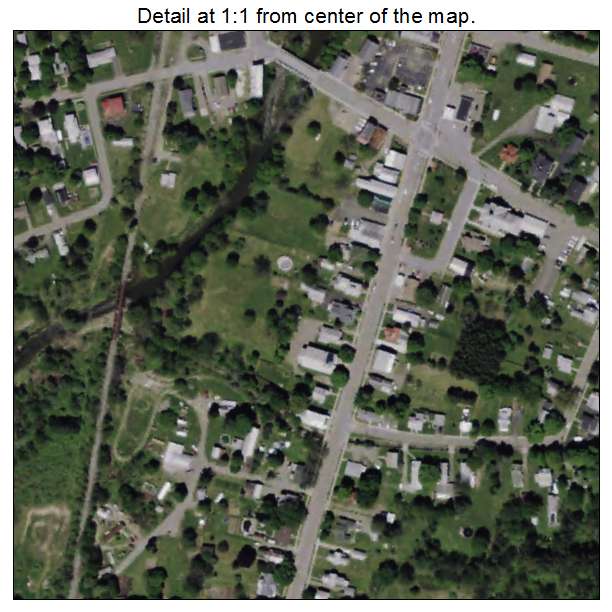 Newark Valley, New York aerial imagery detail
