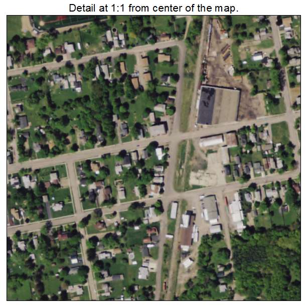 North Collins, New York aerial imagery detail
