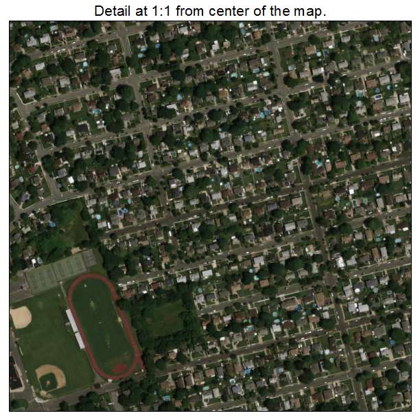 North Massapequa, New York aerial imagery detail