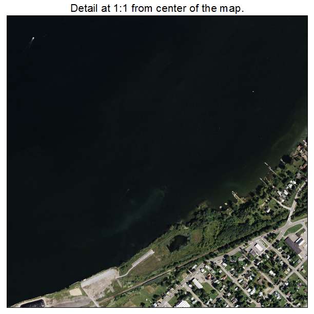 Ogdensburg, New York aerial imagery detail