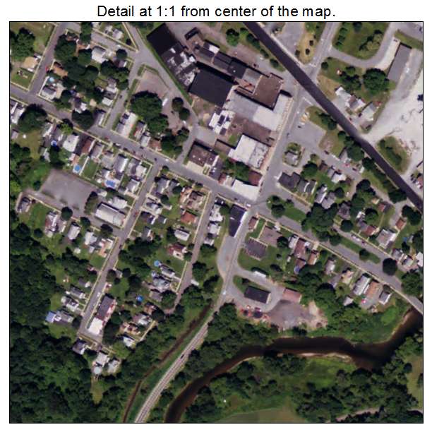 Oriskany, New York aerial imagery detail