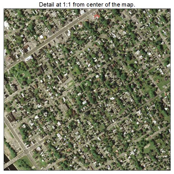 Oswego, New York aerial imagery detail